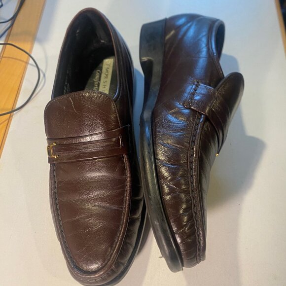 Florsheim - Size 10M - Men’s‎ Riva Brown Leather Loafers Slip-On Shoes main image 15